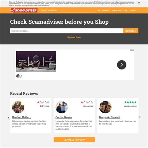 ScamAdviser.com .